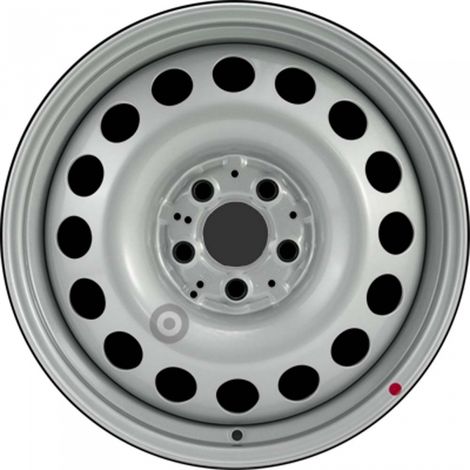 Jante tôle 17 pouces - 5 Trous - 6,5x17  5x112  ET50  AL66,42  argent