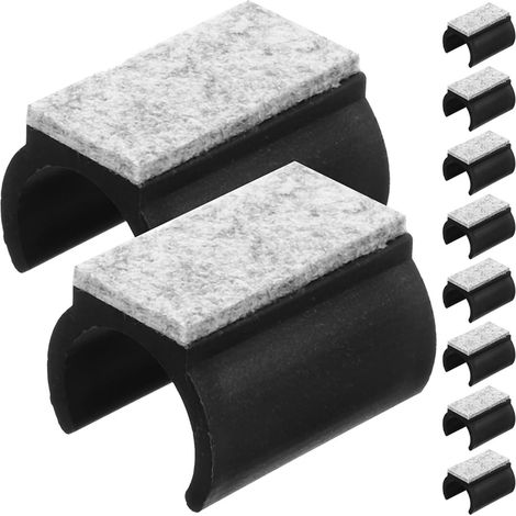 Lot de 10 patins en feutre pour meubles, forme pieds chaise, (1/5)