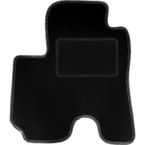 Alfombrilla de conductor negra para Mazda Demio hatchback (1996-2003)