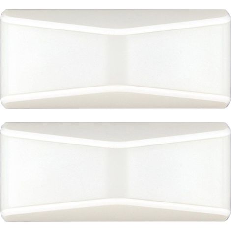Lot de 2 Lampes Led "Détecteur Luminosité" 7cm Blanc (1/5)