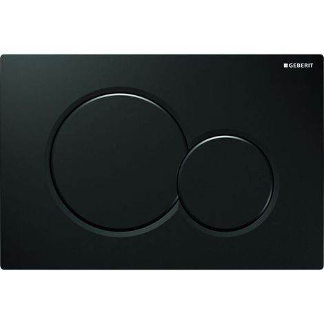 Geberit Plaque de déclenchement Geberit Sigma01, Noir brillant (115.770.DW.5)