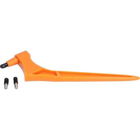 Rutschfestes Handschnitzmesser, flexibel, praktisch, 360-Grad-Schneidwerkzeug, orange (1/5)
