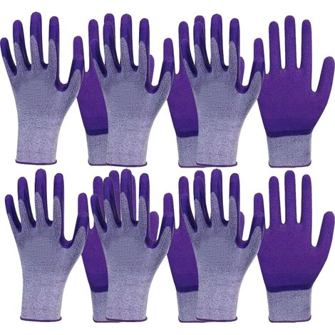 6 paires de gants de jardinage universels, gants de travail antidérapants pour la protection du travail (1/5)
