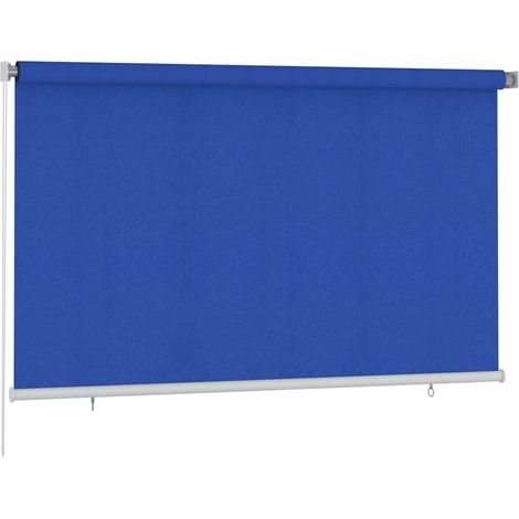 Maison Exclusive - Tenda a Rullo per Esterni 245(L)x140(A) cm Blu HDPE (1/5)