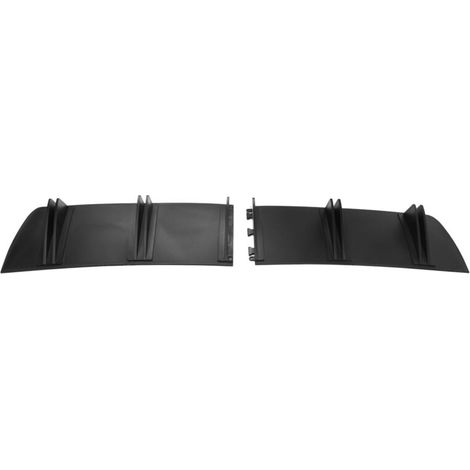 Diffuseur de pare-chocs arrière universel à 5 ailerons aileron noir pour châssis de voiture accessoires de style modifiés Shark (1/5)