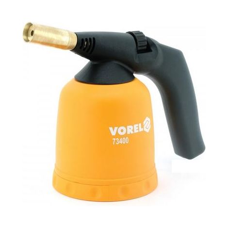 Soplete de gas líquido Vorel 73400, sin piezo, ideal para trabajos de soldadura y reparación, alta potencia, diseño duradero, fácil de usar, herramienta eficiente para profesionales.