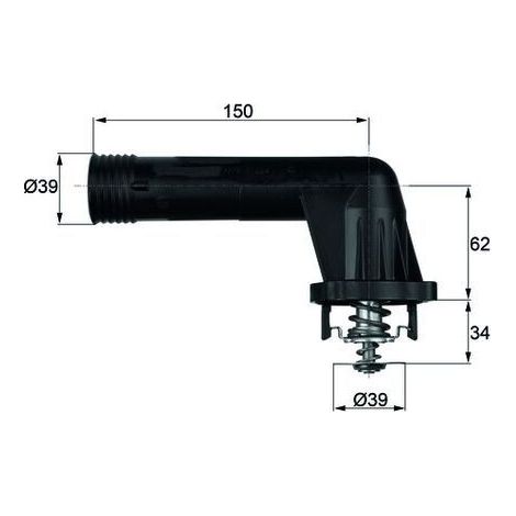 Thermostat, liquide de refroidissement MAHLE TI 20 95 BMW 11521432881 1247125