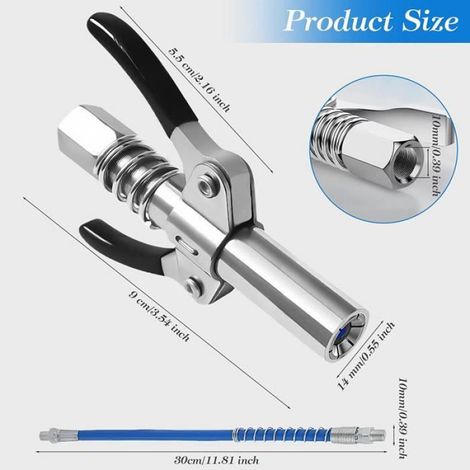 Embout de Pompe à Graisse - Non spécifié - G Coupler - Acier inoxydable - Anti-fuite - Universel (1/4)