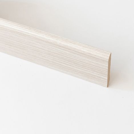 BATTISCOPA  70X10 MM MDF 240 CM ROVERE SBIANCATO- 10,0 pz