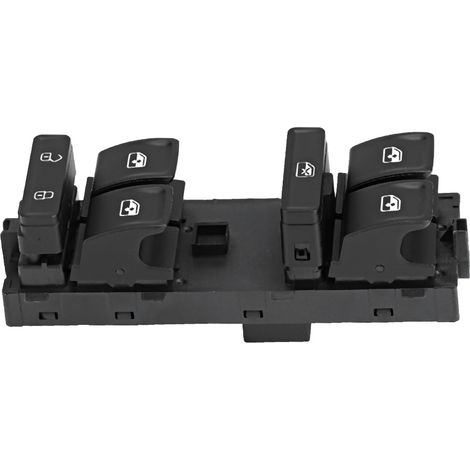 Interrupteur de Lève-Vitre Noir Commutateur de Portière Auto Pièce de Rechange Compatible Santana 34D 959 857 D (1/3)