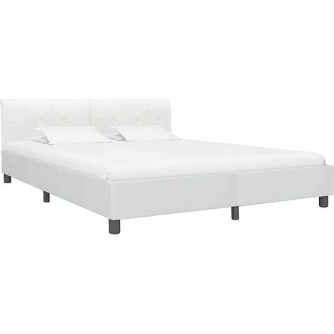 Maison Exclusive - Giroletto Bianco in Similpelle 180x200 cm (1/5)
