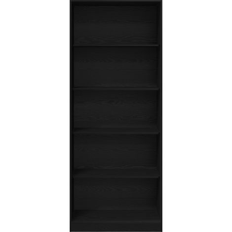Armoire Chêne noir 80 x 50 x 200 cm Bois d'ingénierie (1/5)