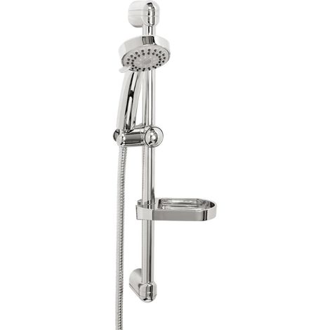 Novaservis - Ensemble de douche avec barre, support, flexible et douche à main, chrome KIT869,0 (1/2)