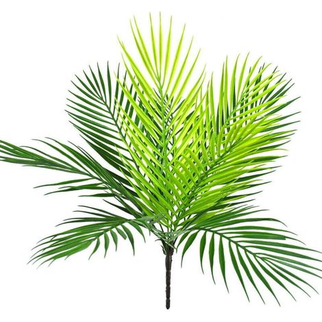 Palma artificiale resistente ai raggi UV – Albero in plastica di alta qualità per uso interno/esterno, vaso incluso, ideale per giardini, verande o decorazioni per matrimoni.