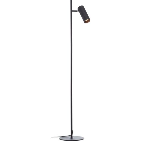 Brilliant Stehlampe Marty LED-Stehleuchte, 130 cm, GU10, 350 lm, 3000 K, Aluminium, sand schwarz