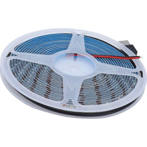 Bande lumineuse LED étanche de 5 mètres de long, 15 W, 5 V, connexion USB, flexible, pour la décoration intérieure des centres commerciaux, lumière blanche pure. (1/5)