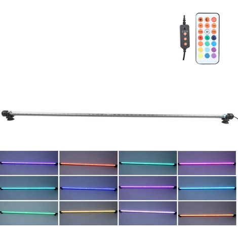 Éclairage pour aquarium avec 51 LED RGB en acrylique, étanche IP68, télécommande, prise UE 100-240 V (1/5)