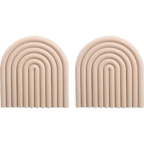 Dessous de verre amovibles en silicone arc-en-ciel, antidérapants, pour plateau, isolation thermique, dessous de verre, set de table, décoration intérieure, Form5