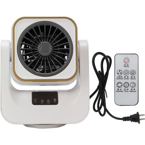 Mini radiateur soufflant électrique rapide 220V télécommandé portable intérieur prise CN AquaForge (1/5)