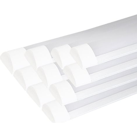 Reglette LED 60cm 24W - Pack de 10 / Blanc Neutre - SILUMEN