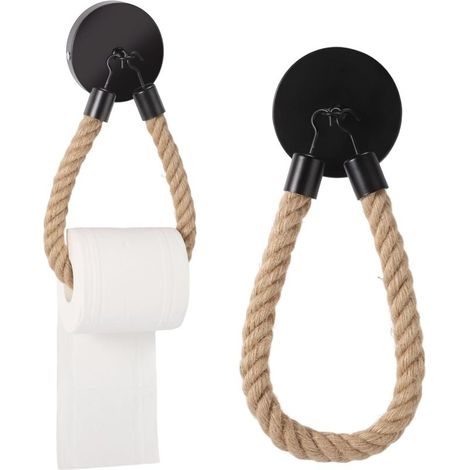 Black Toilet Brush Holder 304 Stainless Steel Toilet Brush Wall Mount Waterproof Easy to Clean for Toilet Bathroom Toilet with Antibacterial Toilet Brush Holder (1/4)