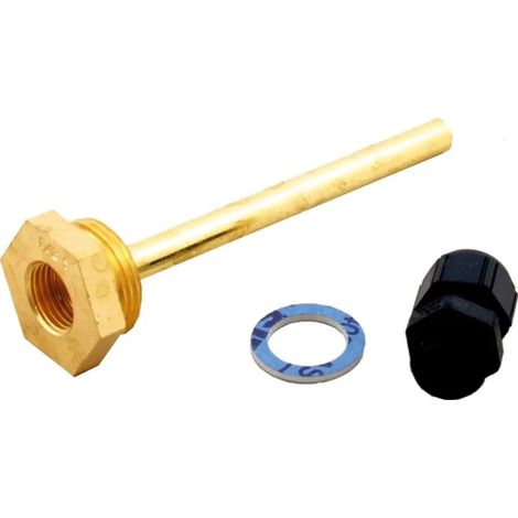 Wolf Pozzetto sonda collettore 3/4 con scarico trazione PG e guarnizione, 2425078