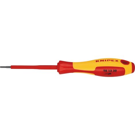 Draper 02563 KNIPEX 98 13 20 VDE Insulated Hexagon Screwdriver, 2.0 x 75mm