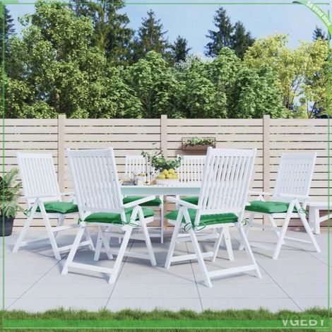 361524 Coussins de palette lot de 6 vert 50x50x7 cm tissu oxford (1/5)
