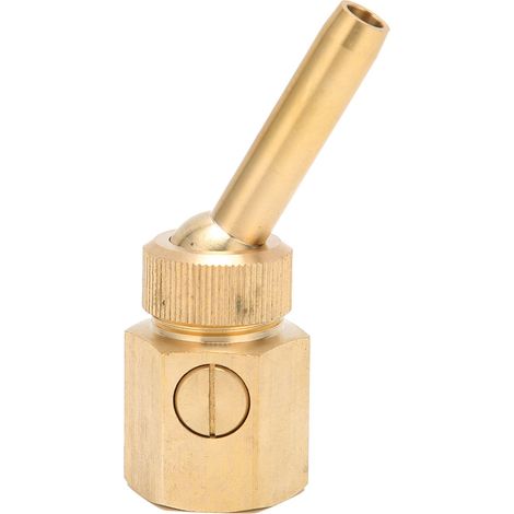 Verstellbare Springbrunnendüse aus Messing mit Innengewinde, Sprinklerkopf mit Ventil für Teiche, 3/4" 25 mm (1/5)
