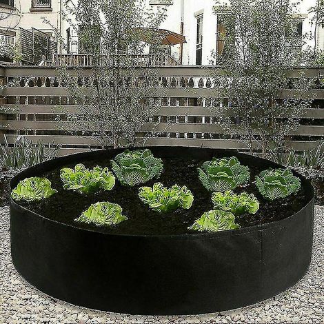 Sac de culture surélevé pour légumes - Jardinière surélevée pour fleurs et plantes de jardin (1/4)