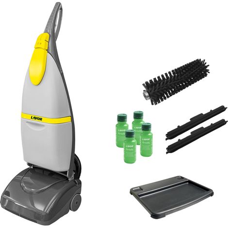 Lavor – Lave-sols à eau chaude électrique 1000W – Nettoyage en profondeur – Brosse rotative – Réservoir amovible 5,6L – Séchage immédiat