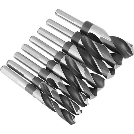 8-teiliges HSS-Spiralbohrer-Set, groß, wärmebehandelt, industrietauglich (1/5)