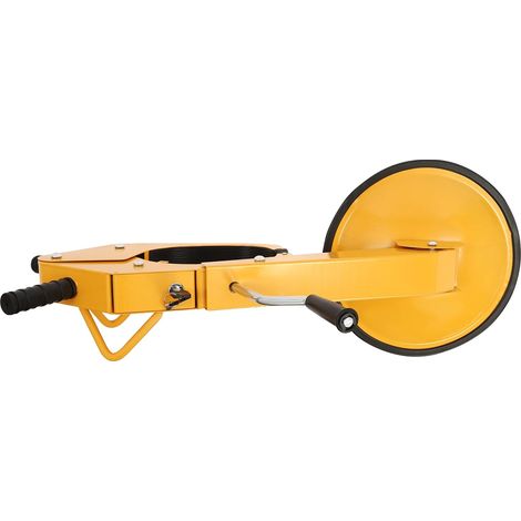 Antivol de roue, acier haute résistance, compatibilité universelle, JAUNE (1/2)