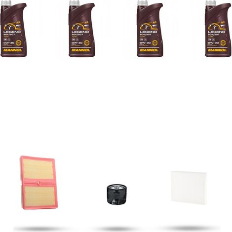 Kit tagliando 3 FILTRI e 4L OLIO compatibile con Seat Leon III 1.0 TSI 85kw Dal 2015 (1/4)