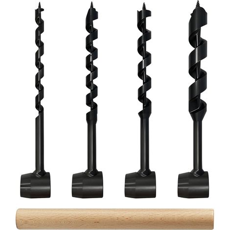 Manual Screwdriver, Multifunctional Screwdriver, Woodworking Manual Screwdriver, Woodworking Screwdriver for Woodworking, Outdoor Survival, Camping (5 Pcs) (1/5)
