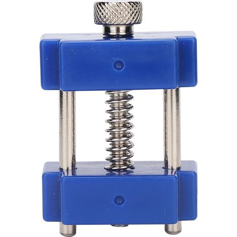 Outil d'ouverture de boîtier de montre, support, outil de réparation, kit de remplacement pour horloger (bleu)