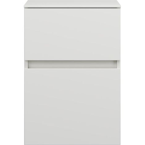 burgbad Lin20 mueble bajo lavabo, 2 extraíbles, 400x407x580mm, (1/2)