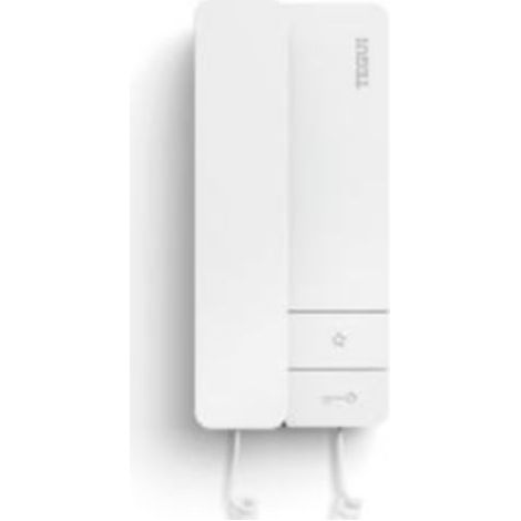 374794 – Interphone à 2 fils avec 2 boutons-poussoirs – Volume réglable – Installation en saillie – Compatible avec systèmes vidéo – Tegui