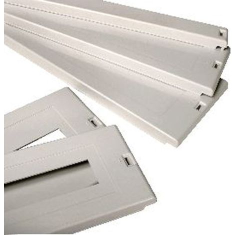 Plastron Modulaire En Plastique 24 Modules - 200mm - Pour Coffret Altlantic Ide Et Atlantic Plus (1/2)