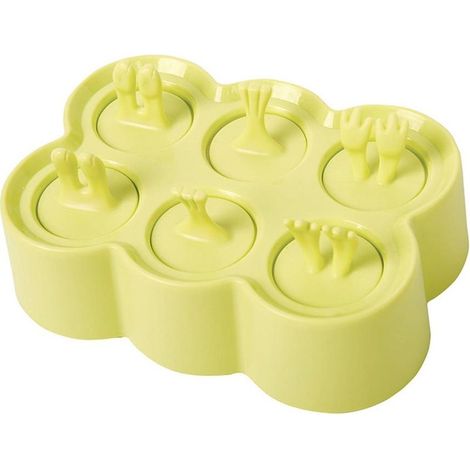 Moule à glace en silicone pour sucettes glacées, moule à popsicle DIY pour purée de fruits, pudding et yaourt (1/5)