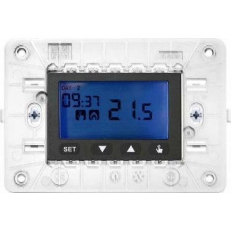 Nea digital electronic chronothermostat lcd 3 antracite modules 10633