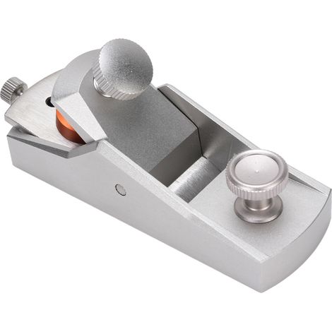 Rabot à bois miniature en aluminium transportable rabot de menuiserie pour ébéniste petit rabot à main modèle européen à base plate (1/5)
