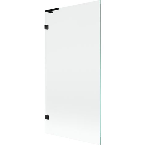 Mexen Lunar L Badewannenfaltwand 1-flügelig 90 x 150 cm, transparent, schwarz - 897L-090-000-70-00 (1/5)