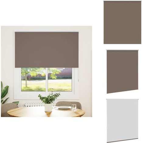 Store enrouleur occultant café 120x150cm largeur du tissu - Store Enrouleur - Stores Enrouleurs - Store De Jour Et De Nuit - Store Occultant (1/5)
