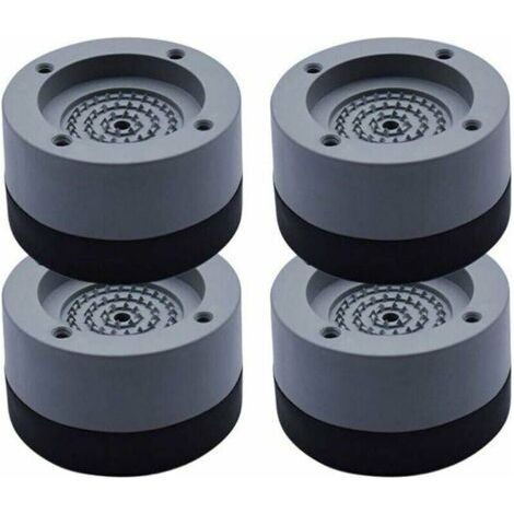 -4Pcs Patins Anti Vibration Tampon Anti-vibration Lave Linge Universel Pieds Stabilisateur Piédestal pour Lave-Linge Réfrigérateur (1/5)