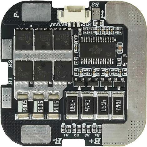 Carte de protection pour batterie lithium 4S 60A 21700 avec circuit d'équilibrage et carte de protection pour batterie rechargeable 3,7 V 18650 (1/5)