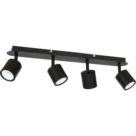 Luminex Demia barre plafond 4 spots orientables GU10