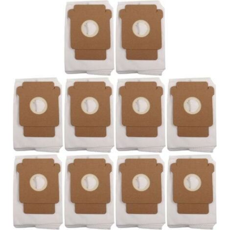 Confezione da 10 sacchetti per la polvere compatibili con i robot aspirapolvere Roomba 105/Plus 405/Plus 505/Max 705/Combo 2 Essential, capacità 3 litri, fibra meltblown e tessuto non tessuto, filtraz (1/5)