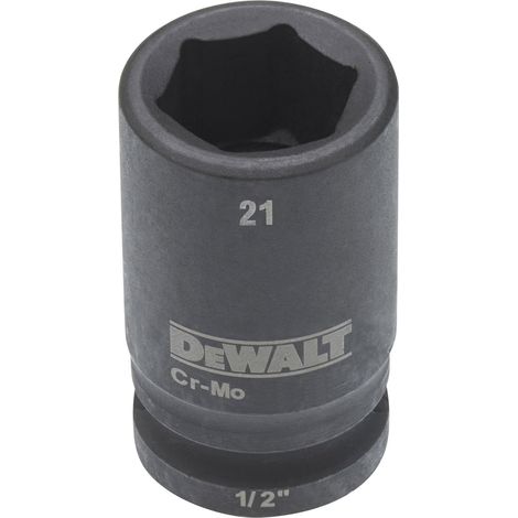 DeWalt Steckschlüssel kurz 21 mm 1/2 schlagfest (1/2)