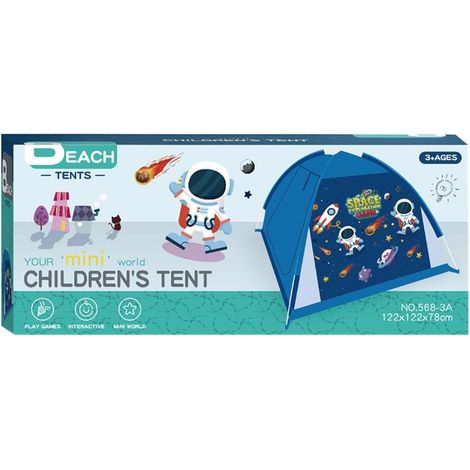 Tenda spaziale ASKATO per bambini, parco giochi, 122x122x78cm